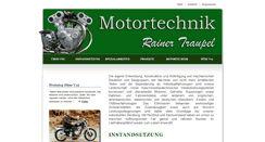 Desktop Screenshot of motortechnik-traupel.de