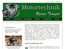 Tablet Screenshot of motortechnik-traupel.de